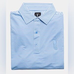 NWOT U Suck At Golf Summer Stripes Polo